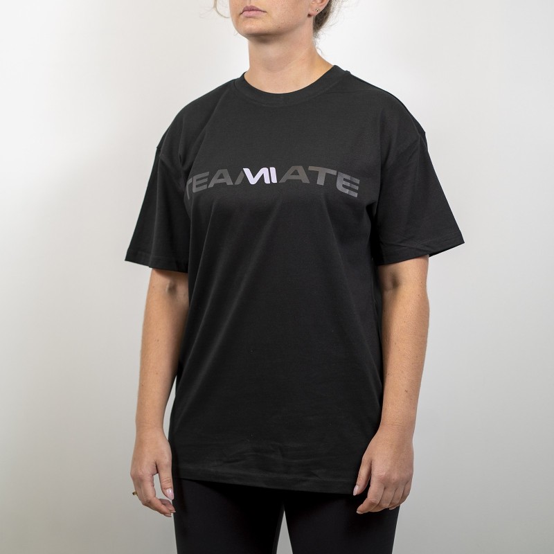 T-shirt Oversize Solide Unisex Noir