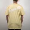 T-shirt Oversize Solide Unisex Jaune Pastel