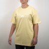 T-shirt Oversize Solide Unisex Jaune Pastel