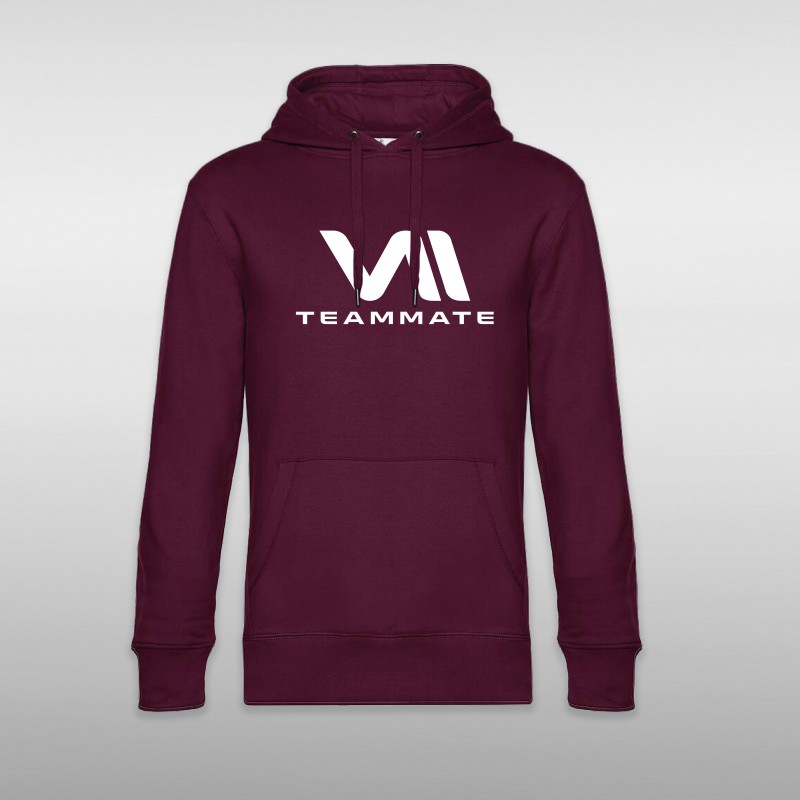 Hoodie Basic Dark Cherry