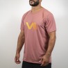 T-shirt Sunset Lover Homme Mauve