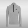 Haut Manche longue Zippé Technic Heather Gray Homme