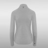 Haut Manche longue Zippé Technic Heather Gray Femme