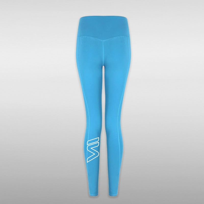 Leggings Bleu Céleste Femme