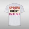 T-shirt Blanc Unisex Spring Contest Community Dinan