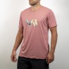 T-shirt Palm Beach Homme Mauve